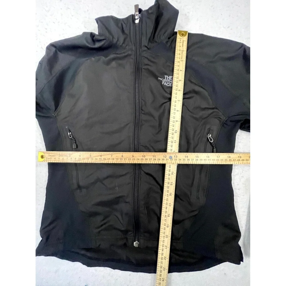 The North Face Flight‎ Series Windbreaker Jacket Womens Medium Black Mock Neck